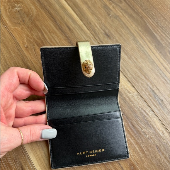 Kurt Geiger Gold Card Holder - Picture 4 of 5